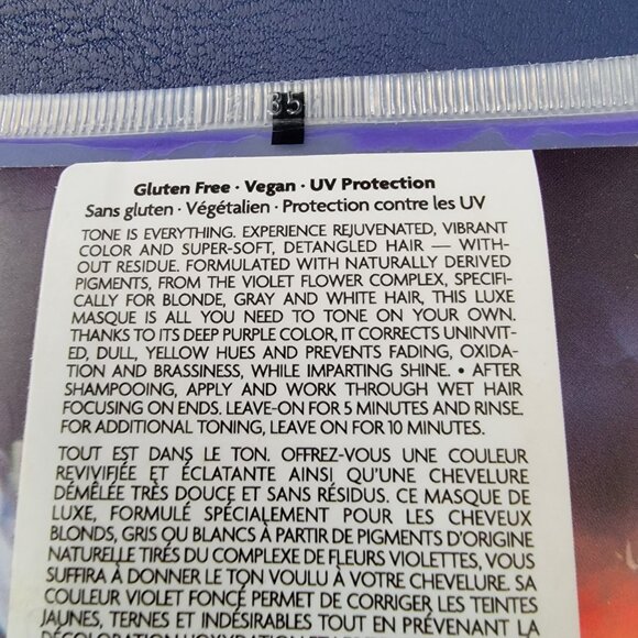 R+Co Sunset Blvd Blonde Toning Purple Hair Mask Listing 2 of 2 - Picture 3 of 10